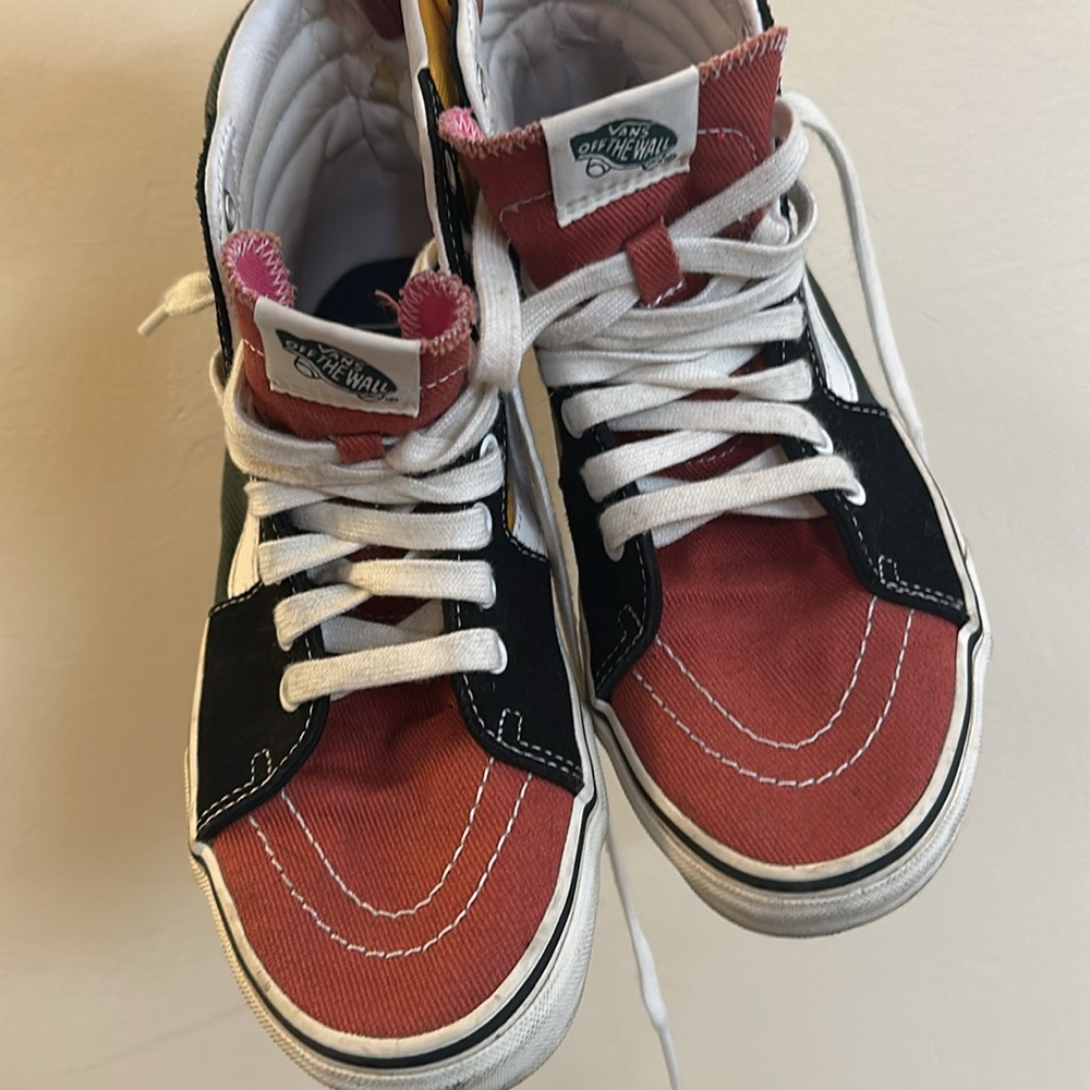 Vans unisex Sk8 varsity color block high tops - Picture 6 of 6